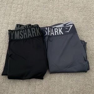 Gym shark gray and black legging bundle
